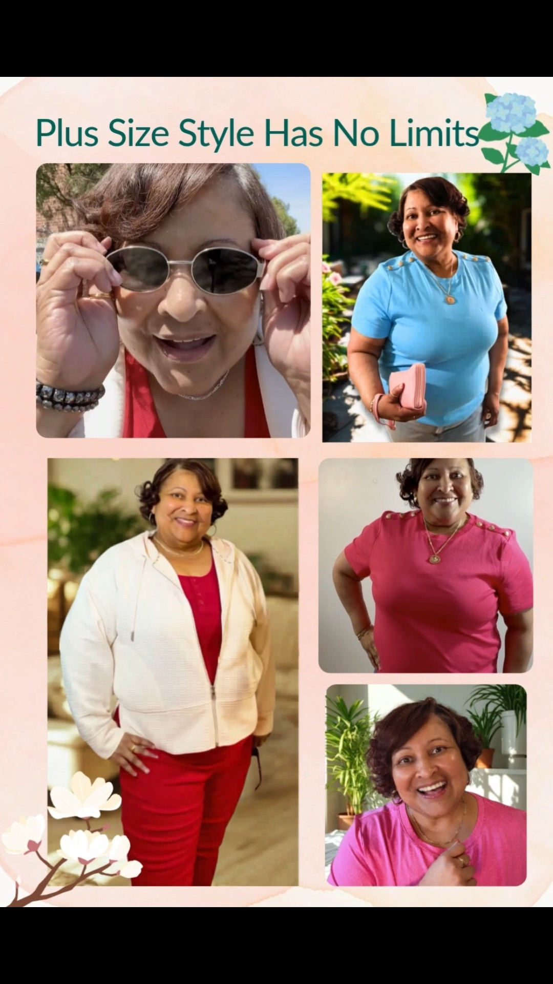 We all have a unique sense of fashion and style. The key is to find what feels good and fits your personality and your budget 💰 

This is my plus size style for spring and summer 2026. I love wearing bright colors, simple jewelry, and I always carry a cute wristlet. 
What’s your style?

#plussizestyle

#LTKootd #LTKPlusSize