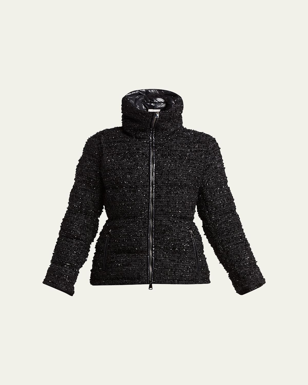Urbel Tweed Down Puffer Jacket | Bergdorf Goodman