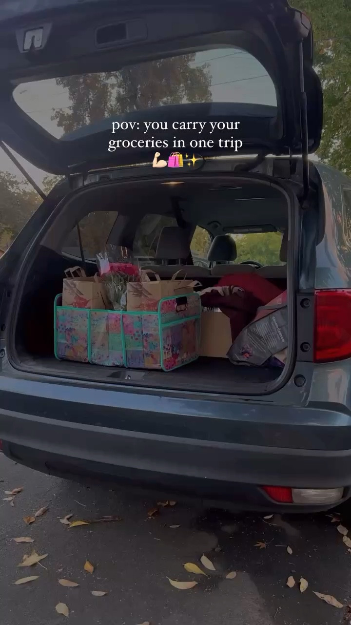 Carry all your groceries in one trip with this cutie car trunk organizer! The floral pattern is from Natural Life but I’ve linked an Amazon option as well. 

#LTKHome #LTKItBag #LTKTravel