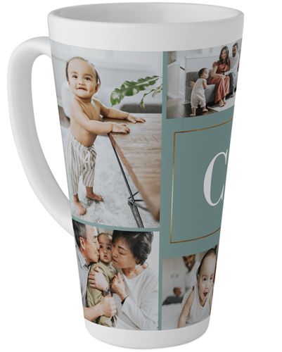 Center Frame Classic Monogram Tall Latte Mug by Shutterfly | Shutterfly | Shutterfly