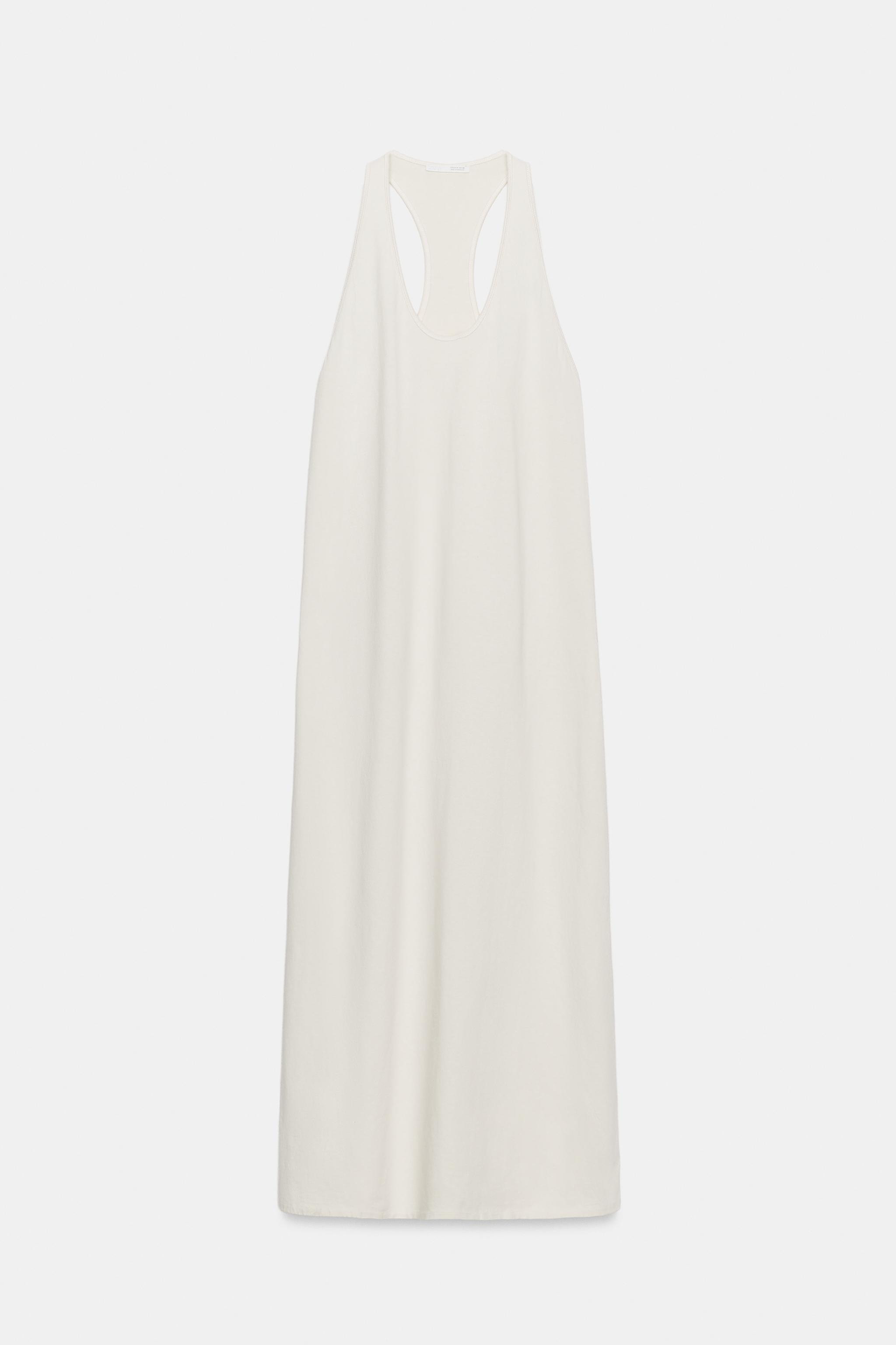 LONG COTTON DRESS | Zara UK