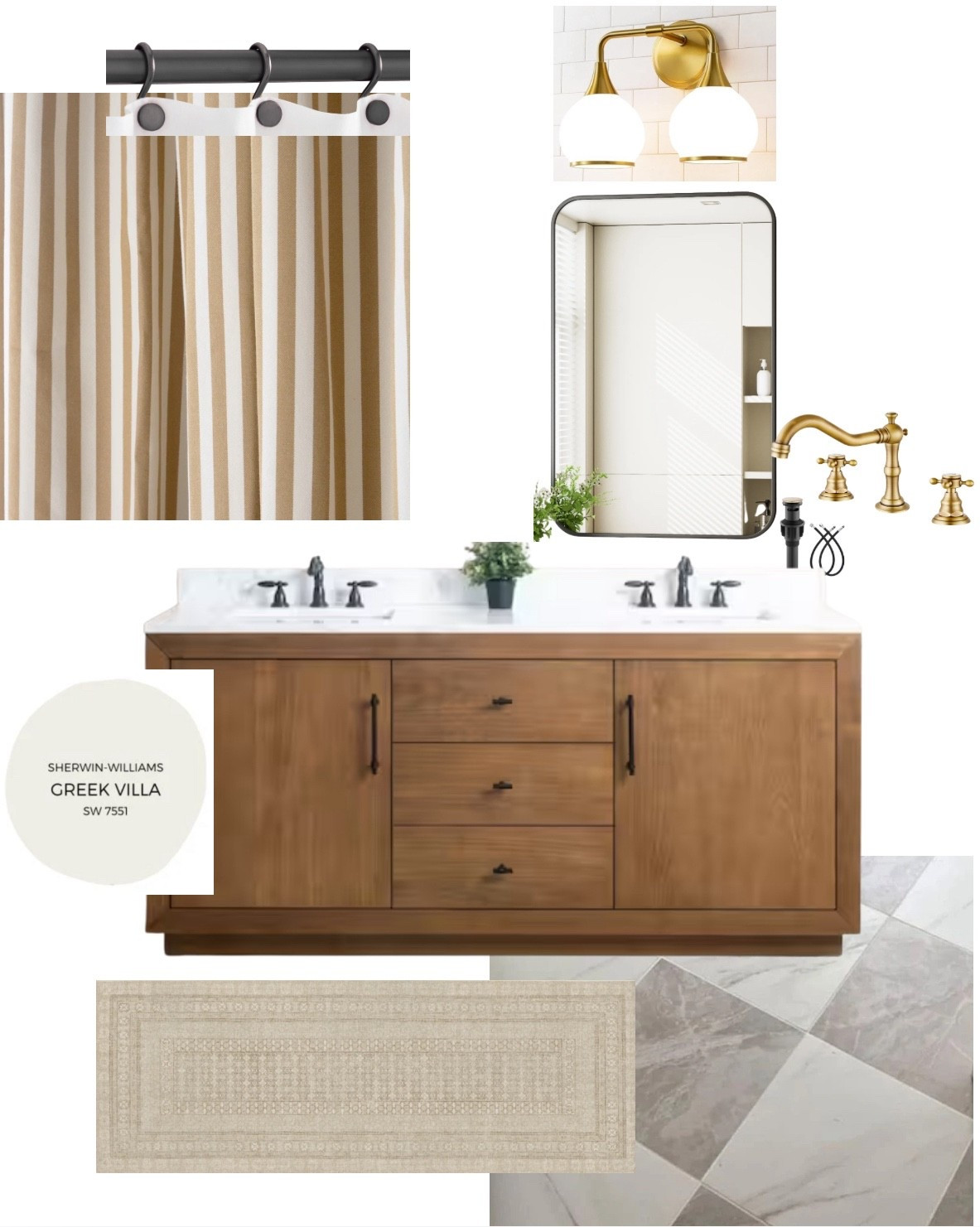 Boy/girl neutral bathroom renovation for a new client! 