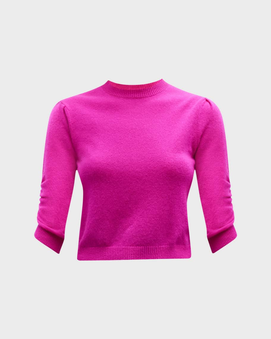 Ruched Cashmere Sweater | Neiman Marcus