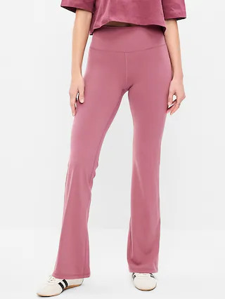 High-Waisted StudioSmooth Flare Leggings | Old Navy (US)