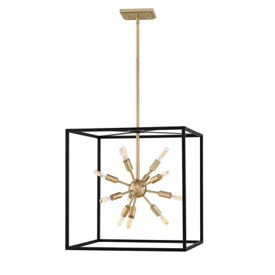 Aros 12-Light Sputnik Rectangle Chandelier | Perigold