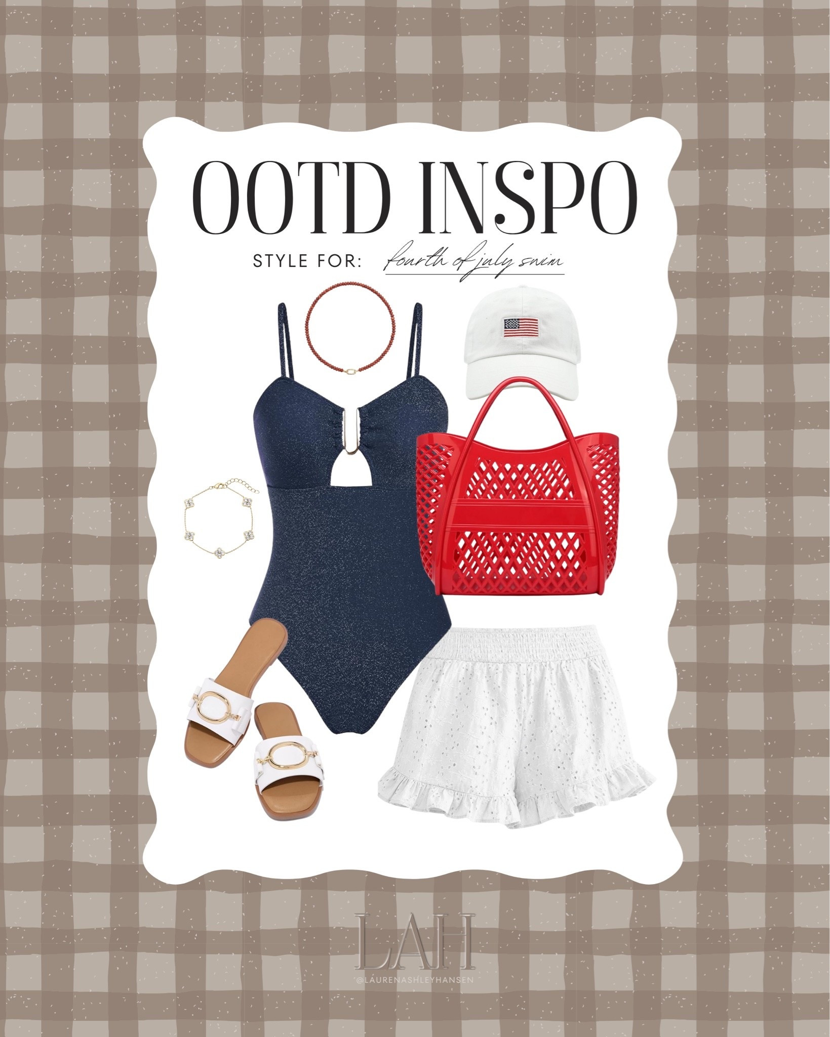 The perfect patriotic 4th Of July look for hanging out by the water! Whether the beach, pool, or lake—this affordable outfit is festive, fun, and functional!

#LTKdayinmylife #LTKootd #LTKSwim