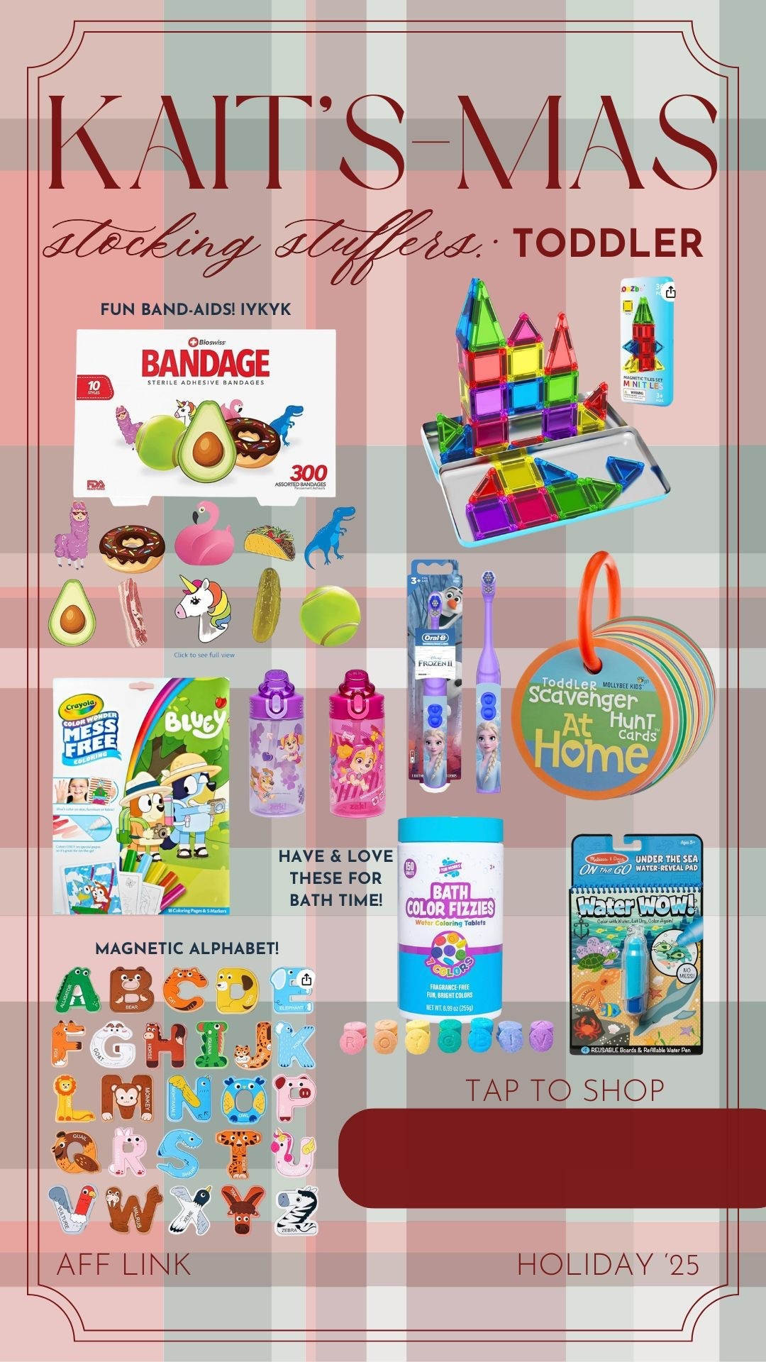 last minute stocking stuffer ideas for your toddler (boy or girl!). All gay here by Christmas! Everything is under $25!

#LTKHoliday #LTKKids #LTKGiftGuide