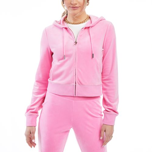 Juicy Couture Womens Juicy Couture Velour Hoodie - Womens Pink Size XS | Foot Locker (US)