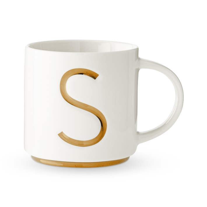 Gold Monogram Mug | Williams-Sonoma