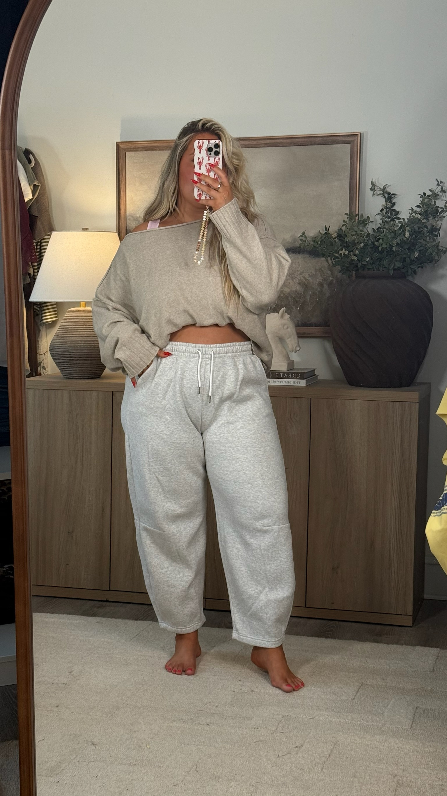 Obsessed with this oversized off the shoulder sweater from Urban Outfitters! Comes in so many colors too! Wearing an XL 

 #LTKootd #LTKselfcare #LTKSeasonal