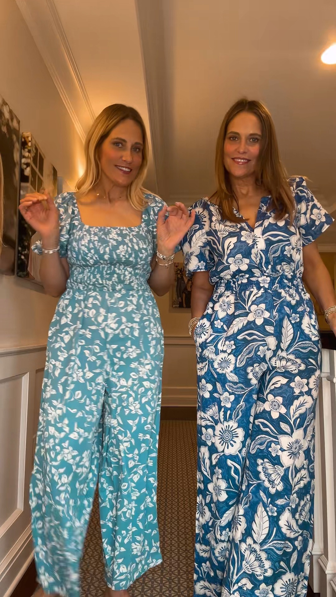 Identical Twins on NOT an Identical budget! Jumpsuits are so easy to style and look great on everyone!  These two are both great at two different budgets! 

#LTKVideo #LTKover40 #LTKmidsize