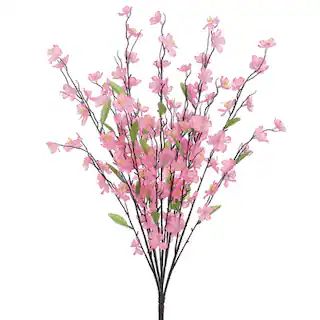 27" Cherry Blossom Bush, Pink & White | Michaels | Michaels Stores