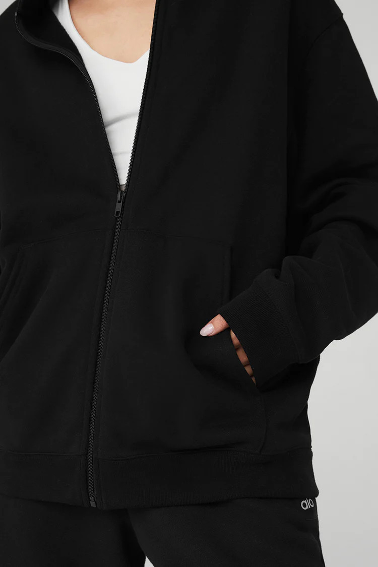 Renown Heavy Weight Full Zip Hoodie | Alo Yoga (US)
