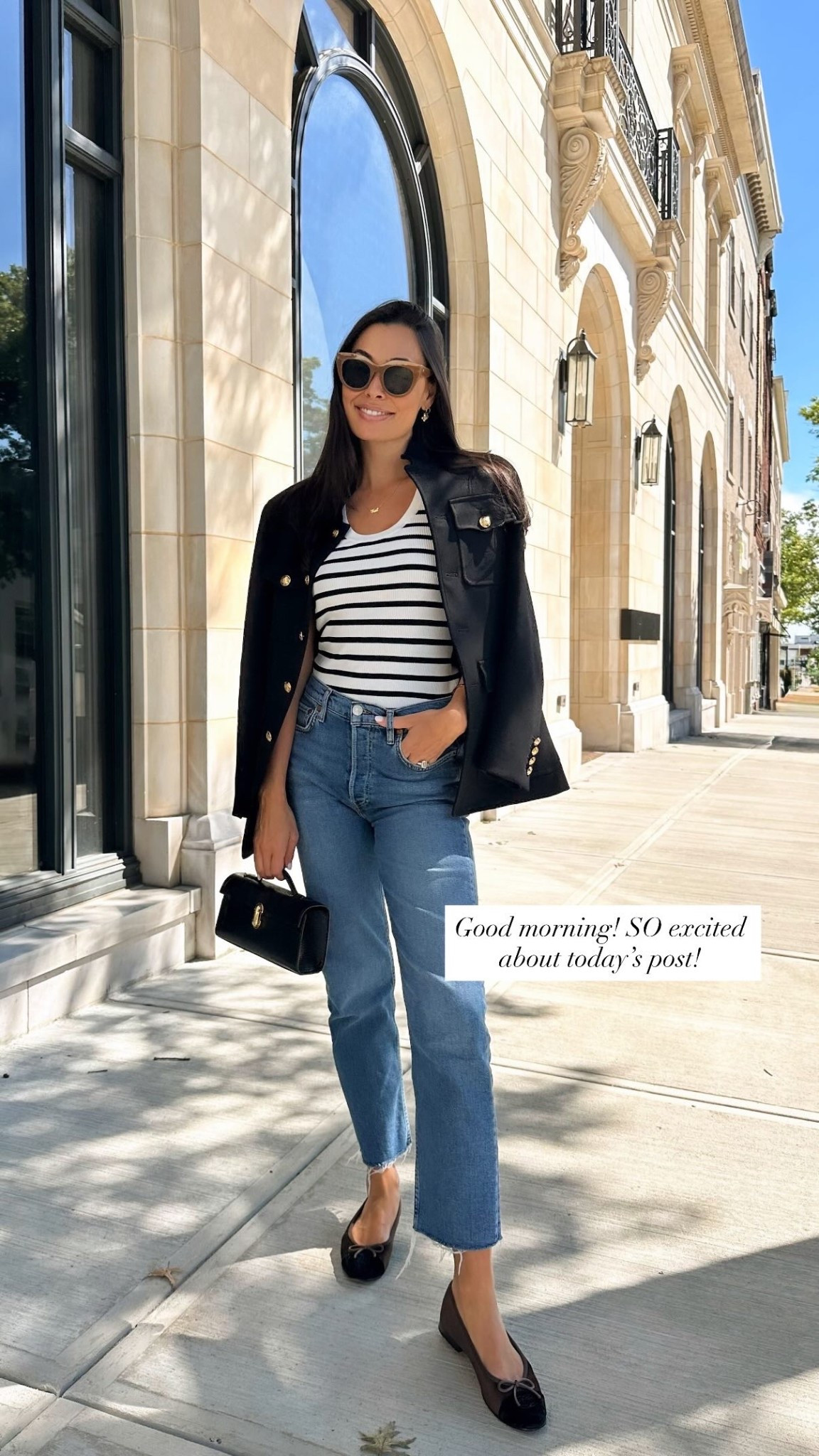 Connecticut guide on my Substack! Fall outfit, denim, jacket, Chanel ballet flats. 

#LTKSeasonal #LTKShoeCrush #LTKItBag