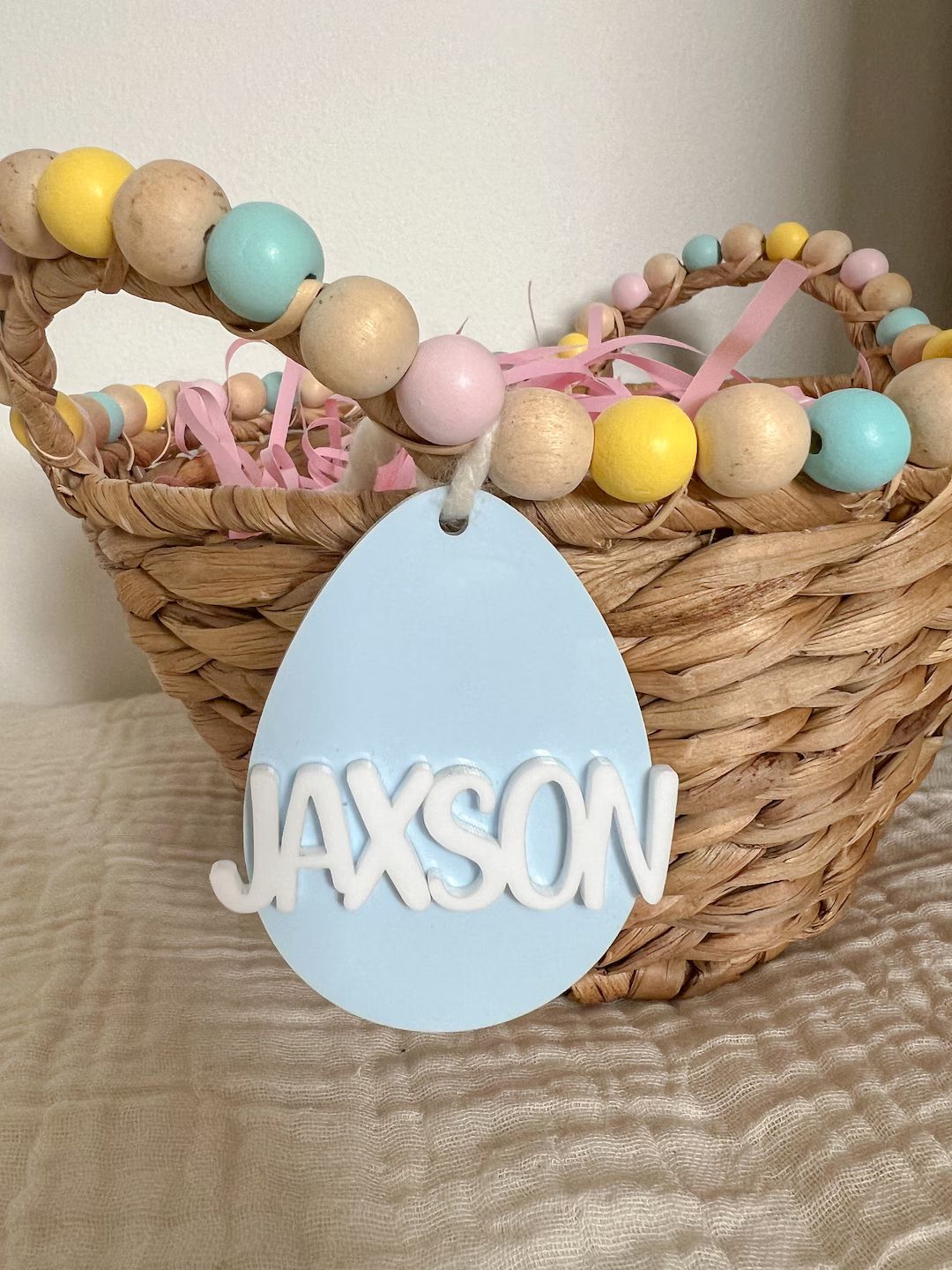 Personalized Easter Bunny Tag Easter Tag Easter Egg Personalized Name Tag Easter Basket Easter Ta... | Etsy (US)