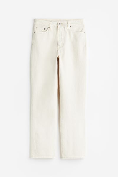 Vintage Mom Fit Ultra High Ankle Jeans - Crema - MUJER | H&M ES | H&M (FR, IT, ES, PT, BE)