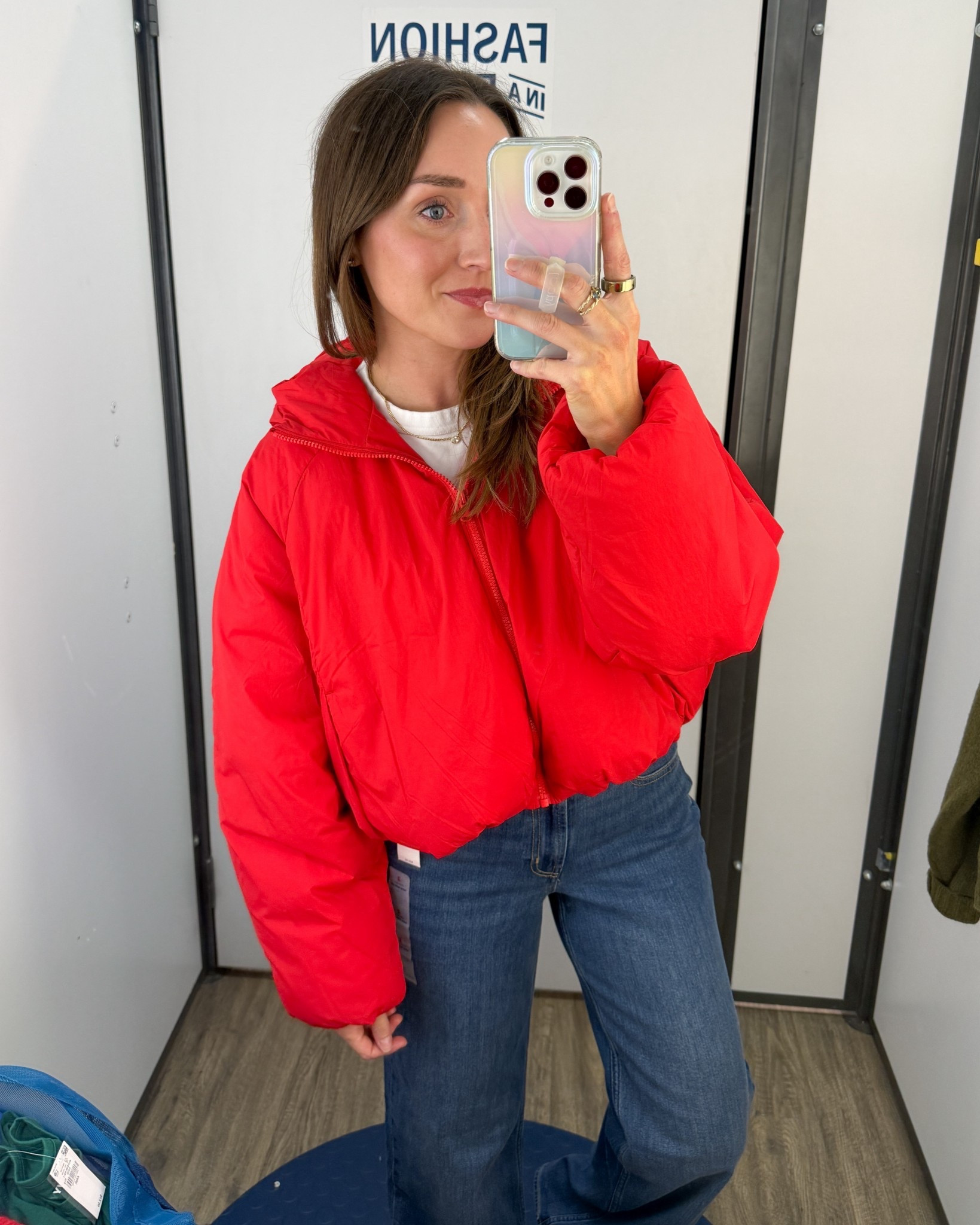 Such a fun bubble hem coat. I loved this! Wearing S. 