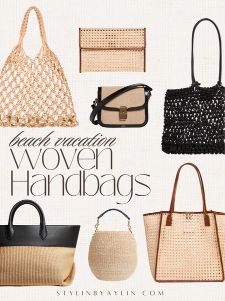 Woven handbags, beach vacation, spring style, summer accessories #StylinbyAylin 

#LTKSeasonal #LTKitbag #LTKstyletip