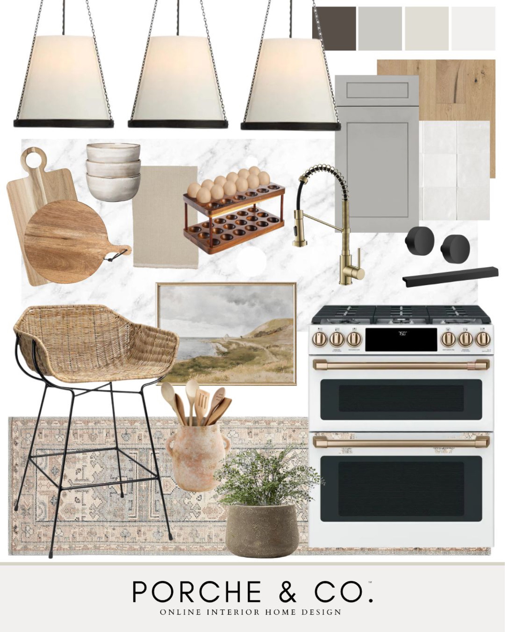 Modern Classic Timeless Kitchen
#moodboard #visionboard #porcheandco

#LTKstyletip #LTKhome #LTKFind