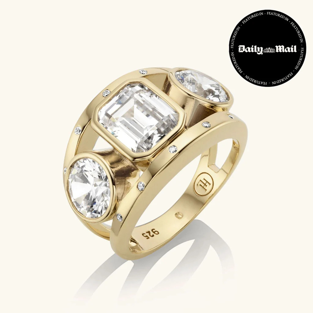 The Gold Jos\u00e9phine Ring | Heavenly London