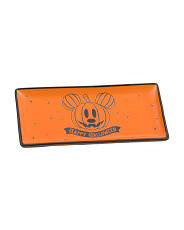 Ceramic Mickey Pumpkin Rectangular Tray | TJ Maxx