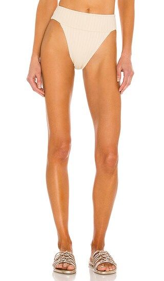 Tamarindo Bikini Bottom in Beige | Revolve Clothing (Global)