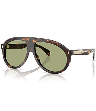Moncler Unisex Fhaite 59mm Aviator Sunglasses - Tortoise | Dillard's