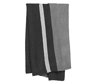 Barefoot Dreams CozyChic Block Stripe Throw | QVC