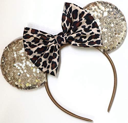 Leopard Mickey Ears, Cheetah Mickey Ears, Leopard Minnie Ears, Cheetah Minnie Ears, Minnie Ears, Lio | Amazon (US)