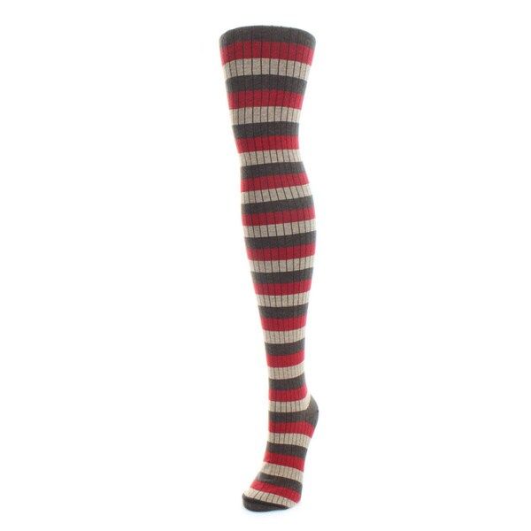 Memoi Women's Colored Stripes Sweater Tights | Bed Bath & Beyond