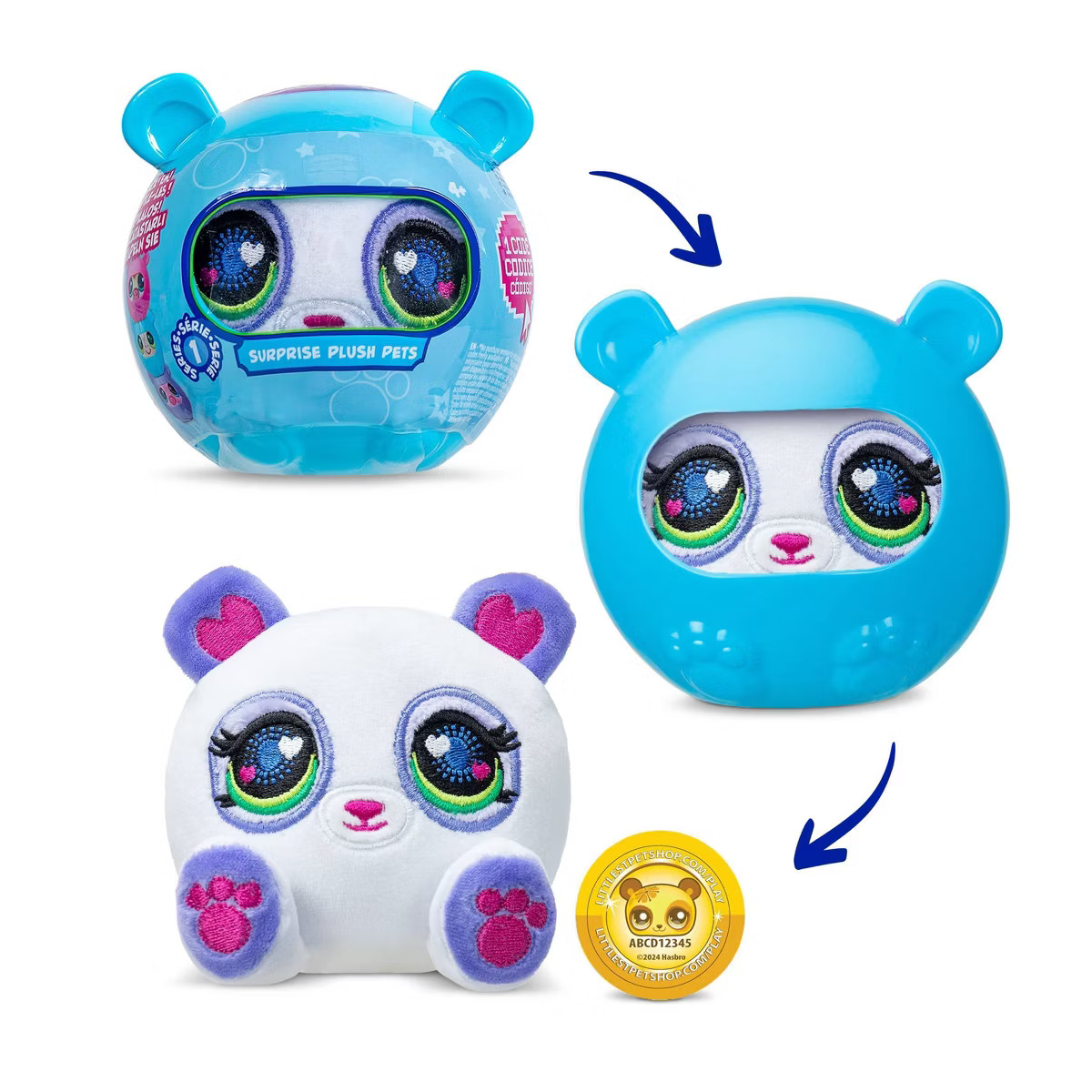 Littlest Pet Shop Surprise Reveal Collectible Plush Pets | Target