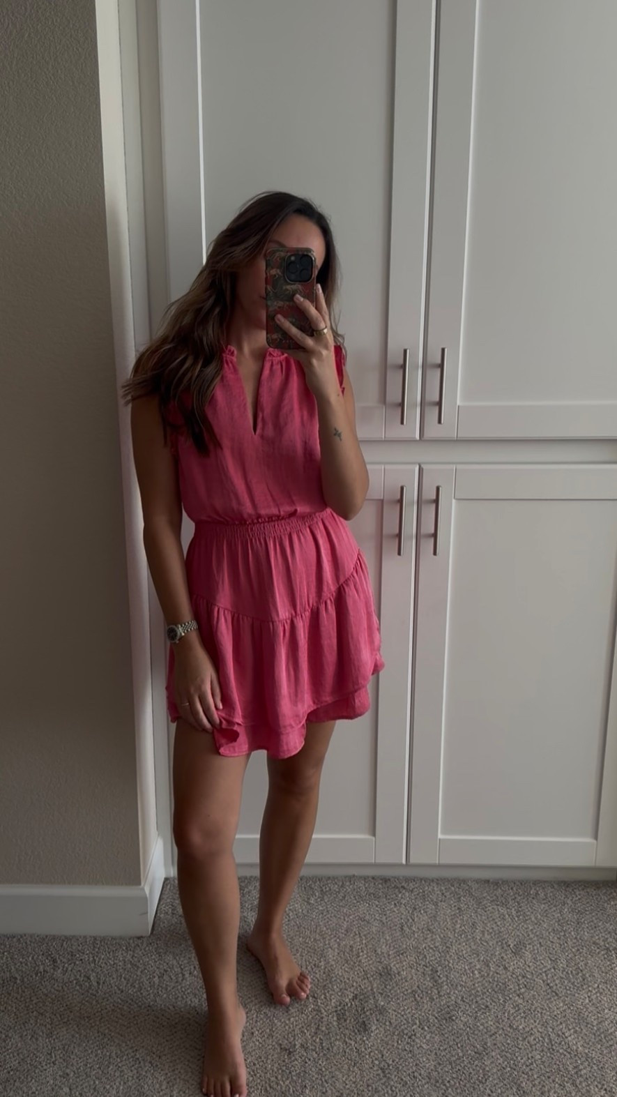 This pink ruffle mini dress is my go-to for summer — lightweight, flattering, and easy to dress up or down 🌸 Perfect for beach days, brunch dates, or errands in the heat.

✔️ Affordable
✔️ Flowy & breathable
✔️ Fits true to size


🔗 #summerdress #LTKunder50 #femininefashion #minimalstyle #outfitinspo #easyoutfits #summerwardrobe 

#LTKSeasonal #LTKTravel #LTKStyleTip