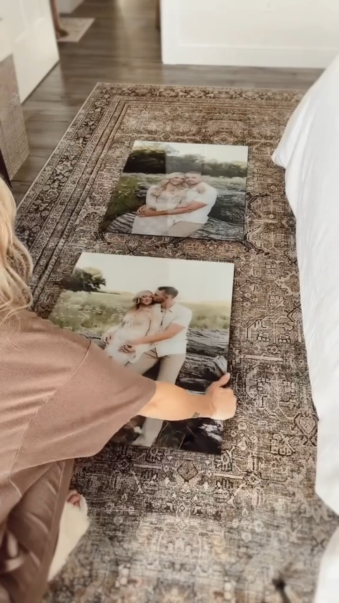 Watch me upgrade a room in just a few minutes 🤍 These glass prints from @fractureme completely transformed our space! They’re printed directly on glass so the colors stay bright! Such an easy way to upgrade a room ✨ 

📸: @cassadylphotography 

#LTKGiftGuide #LTKHome #LTKHoliday