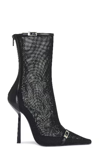 Saint Laurent Oxalis Bootie in Nero | FWRD | FWRD 