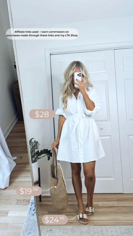 Affordable white dress
Walmart outfit 