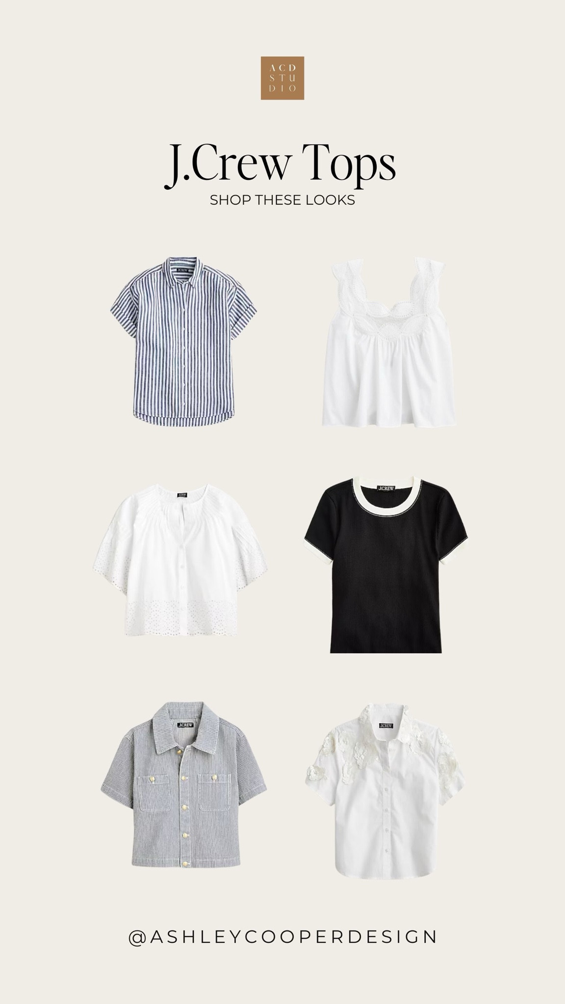 J. Crew tops we love for summer

#LTKSummerSales #LTKSaleAlert #LTKStyleTip