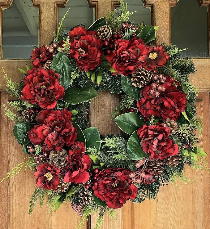 The Wreath Depot Westhaven Winter Wreath, 24 Inches, Stunning Designer Quality Transforms Winter ... | Amazon (US)