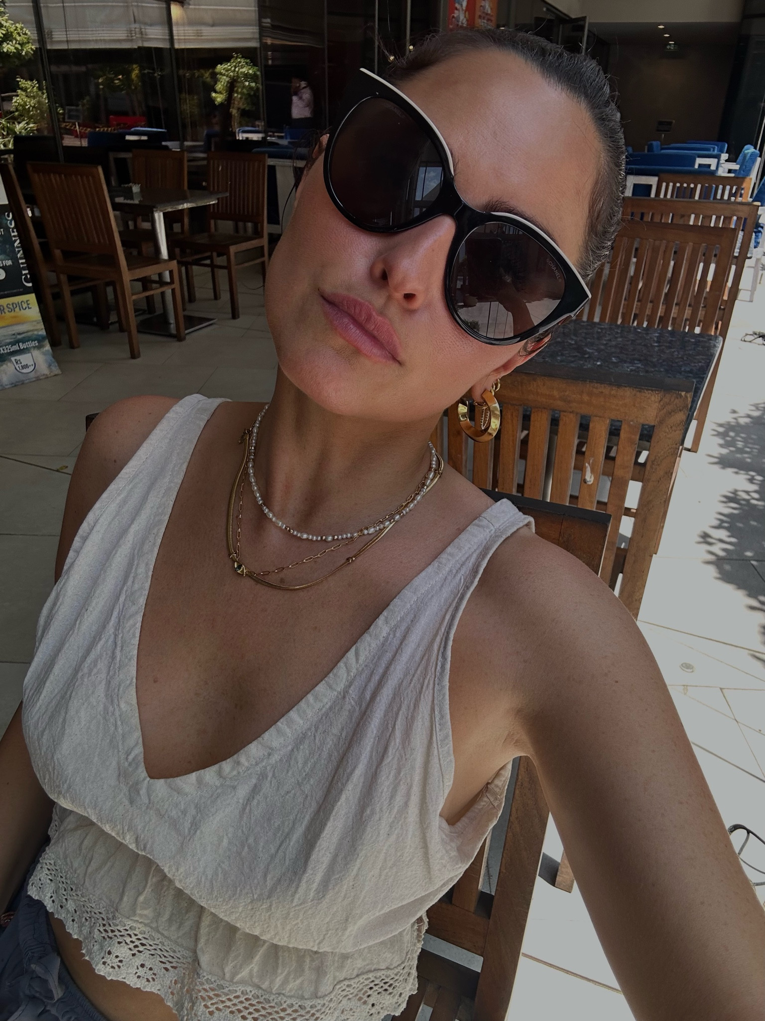 Gold jewellery, gold necklace, necklace stack, hoop earrings, gold earrings, pearl necklace, classy jewellery, trendy jewellery, gold necklaces, evil eye necklace 

#LTKstyletip #LTKeurope