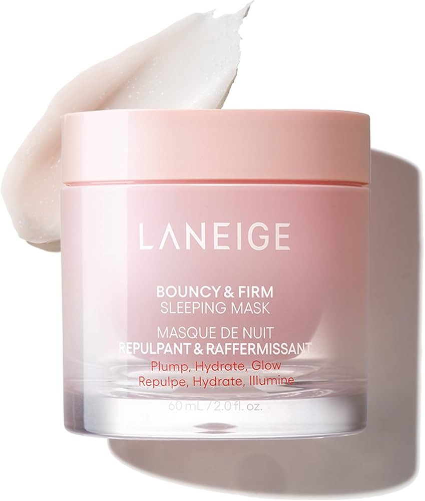 LANEIGE Bouncy and Firm Sleeping Mask: Revitalize, Smooth, Peony & Collagen Complex, Barrier-Boos... | Amazon (US)