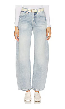 PISTOLA Wes High Rise Barrel Jeans in Clever from Revolve.com | Revolve Clothing (Global)