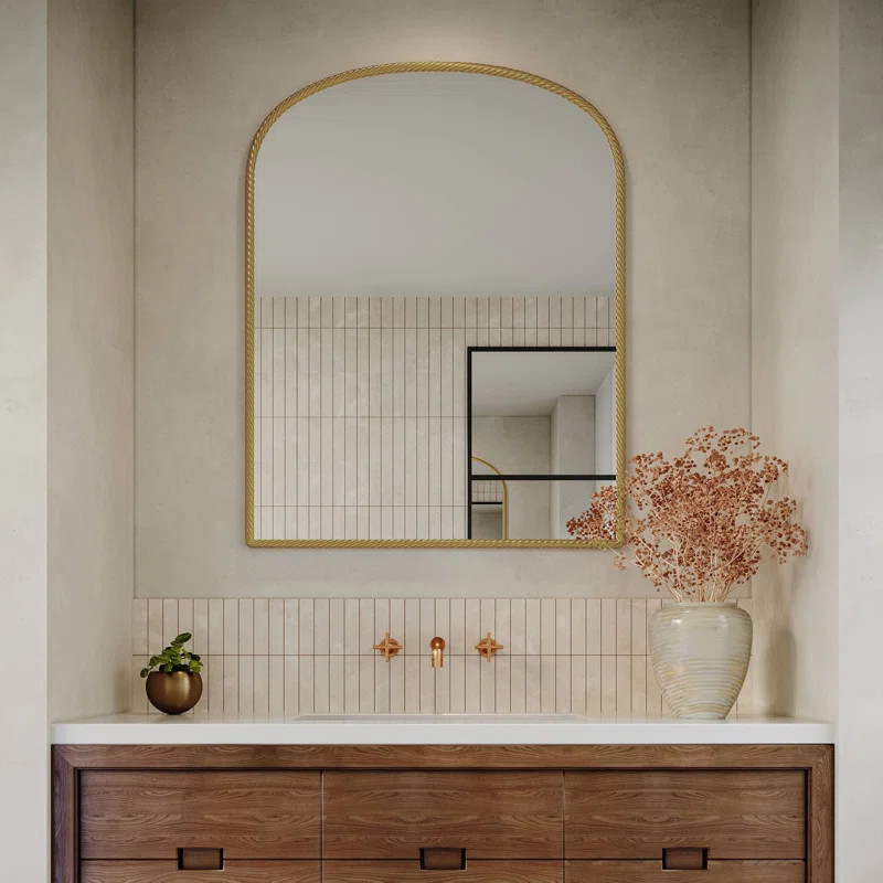Latitude Run® Framed Wall Mounted Bathroom / Vanity Mirror & Reviews | Wayfair | Wayfair North America
