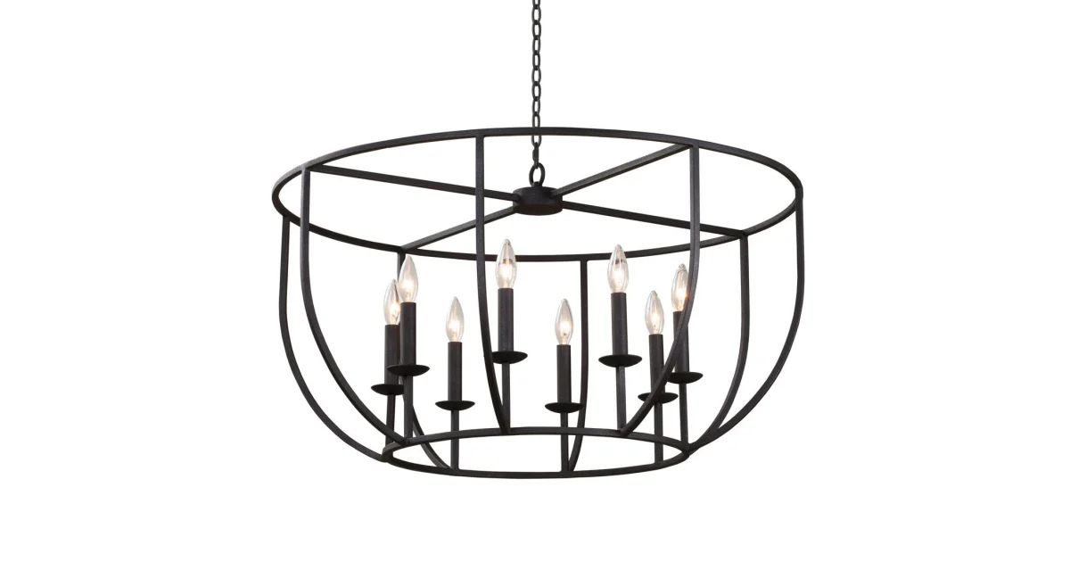 Newhall 8 Light 32" Wide Taper Candle Chandelier | Build.com, Inc.