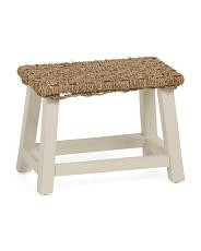 12x16x9 seagrass top step stool | TJ Maxx