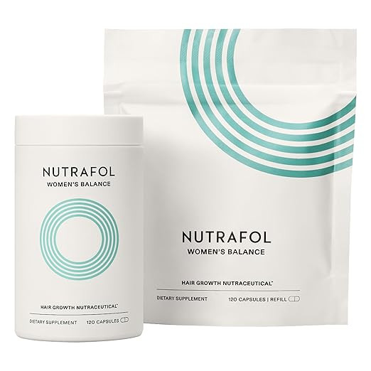 Nutrafol Women's Balance Hair Growth Supplements, Dermatologist Recommended, Ages 45 and Up, Clin... | Amazon (US)