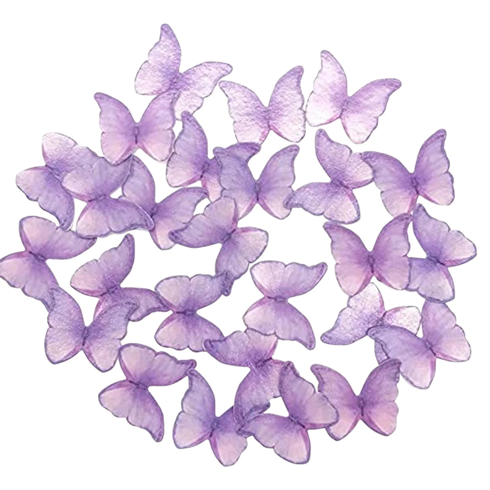 Olilia Edible Wafer Paper Butterflies, Purple Butterfly Cake Decorations, Cupcake Decorations, St... | Walmart (US)