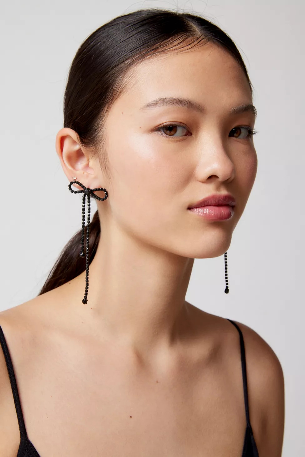 Rhinestone Bow Earring | Urban Outfitters (US and RoW)