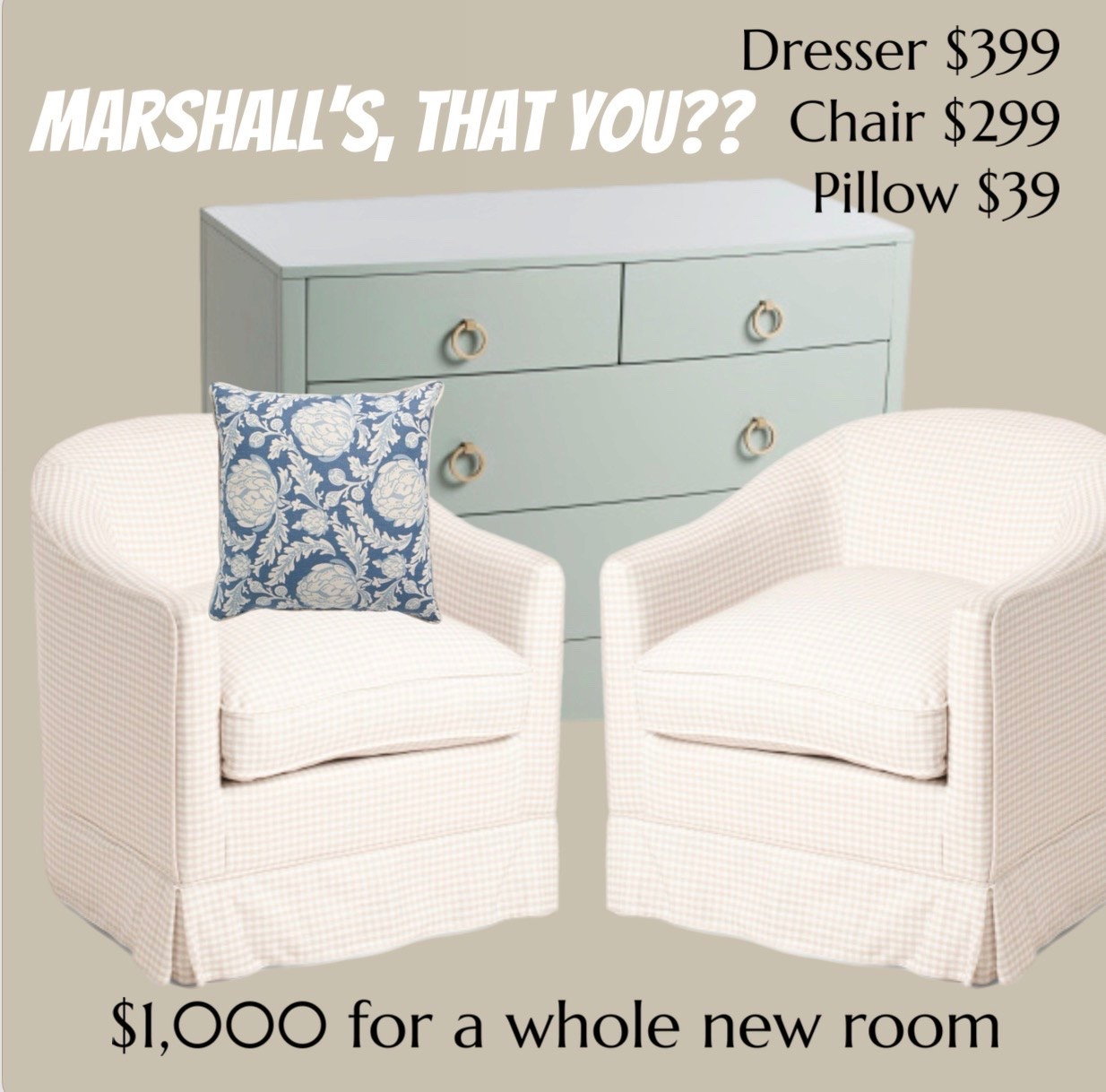 Serena and Lily vibes, Marshall’s budget

#LTKHome