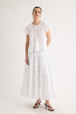 Marisol Top in White | Merlette NYC