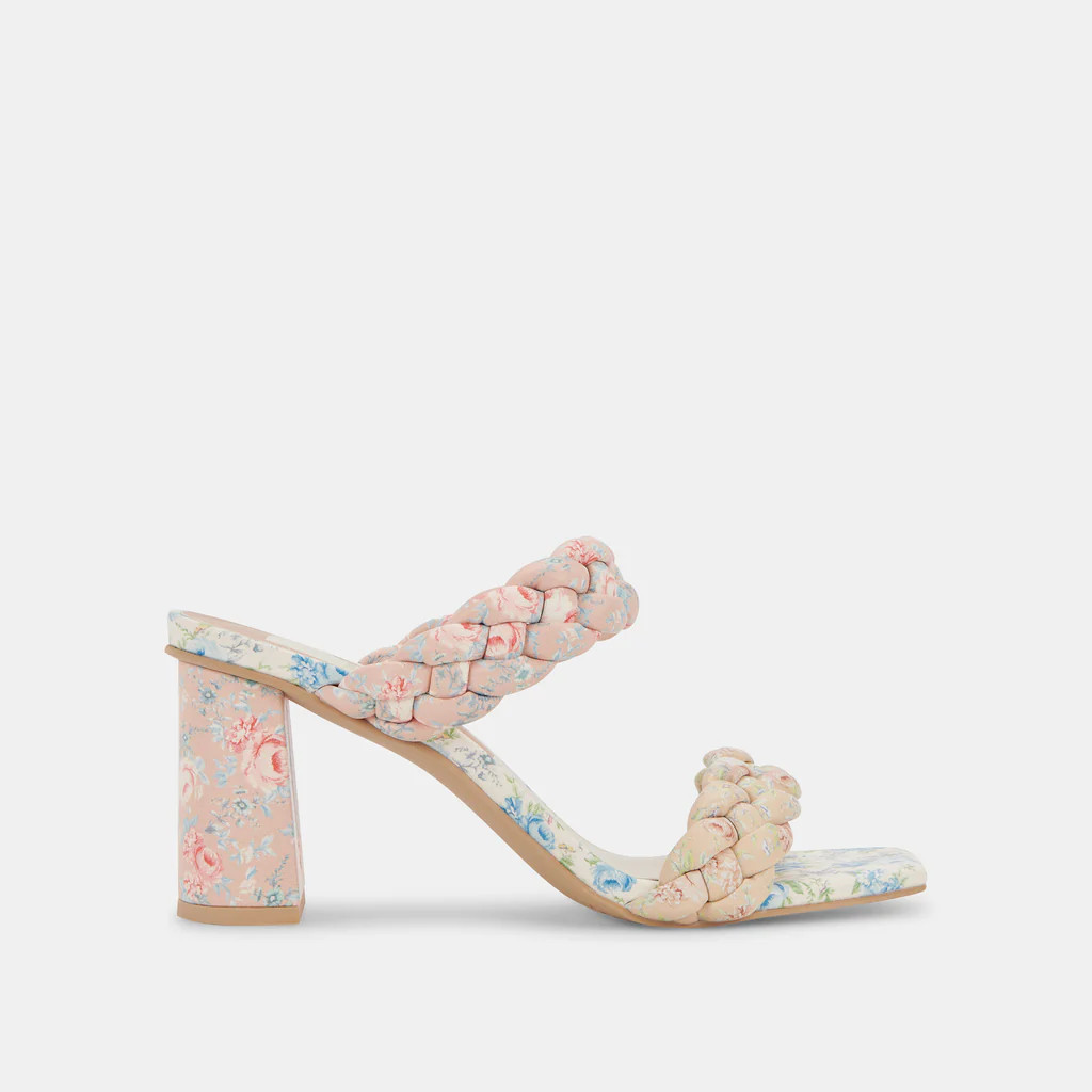 PAILY HEELS PINK FLORAL STELLA | DolceVita.com