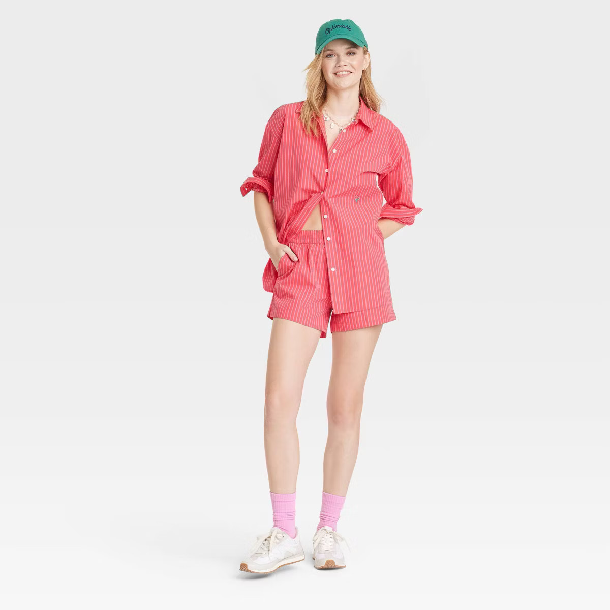 Women's Oversized Long Sleeve Collared Button-Down Shirt - Universal Thread™ | Target